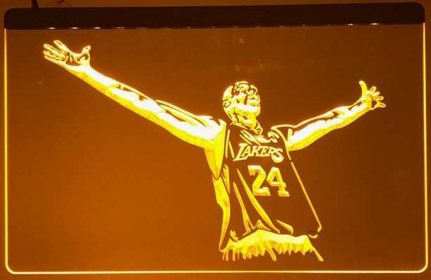 Kobe, Lakers, led, neon, sign, Bryant, light, light up, LA, Los Angeles
