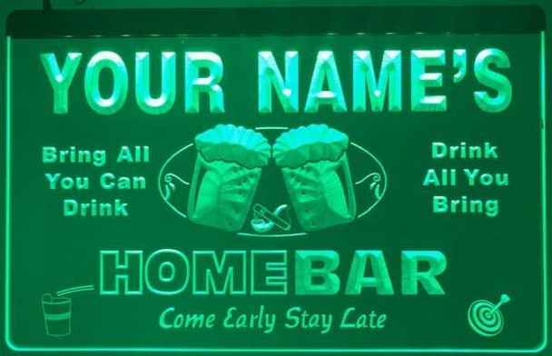 home bar, bar, led, neon, sign