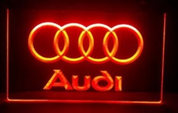 audi, led, neon, sign