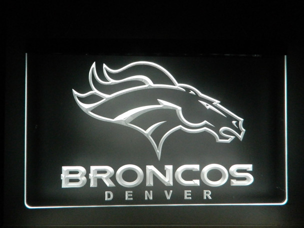 Denver, broncos, led, neon, sign, light