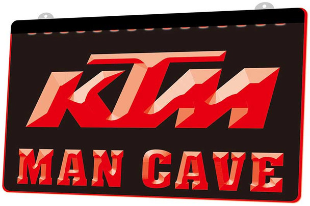 KTM, Man Cave, Acrylic, LED, Sign, neon, light, lighted