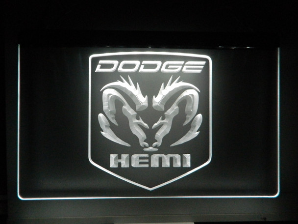 LED, Neon, Sign, light, lighted sign, custom, dodge, hemi