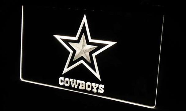 dallas, cowboys, led, neon, sign