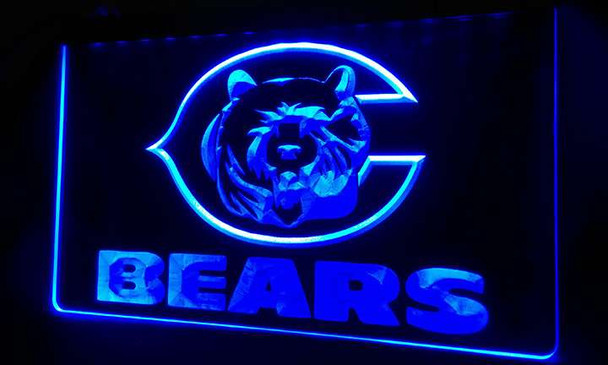 Chicago, bears, led, neon, sign