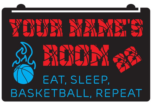 room, custom, basketball, led, neon, sign, light