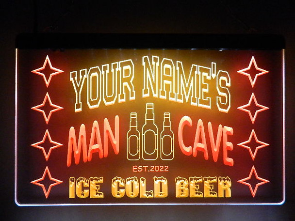 man cave, led, neon, sign, bar, light