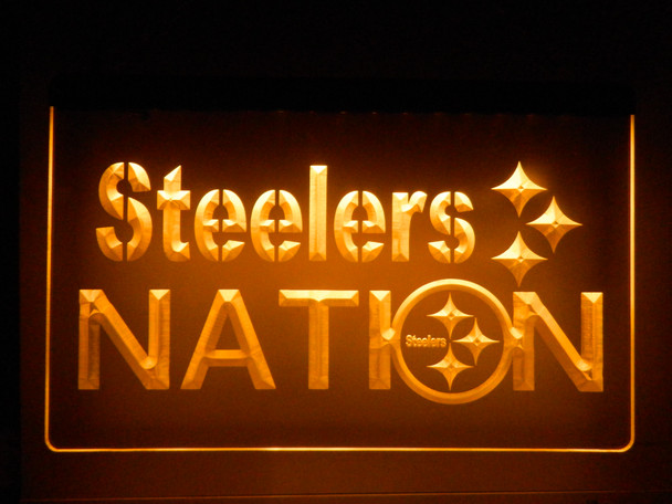 Pittsburgh, steelers, led, neon, sign, acrylic, custom, light