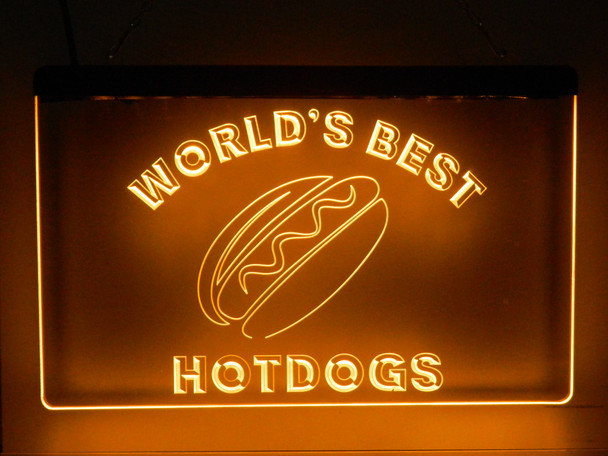 hotdogs, led, neon, sign, acrylic, light