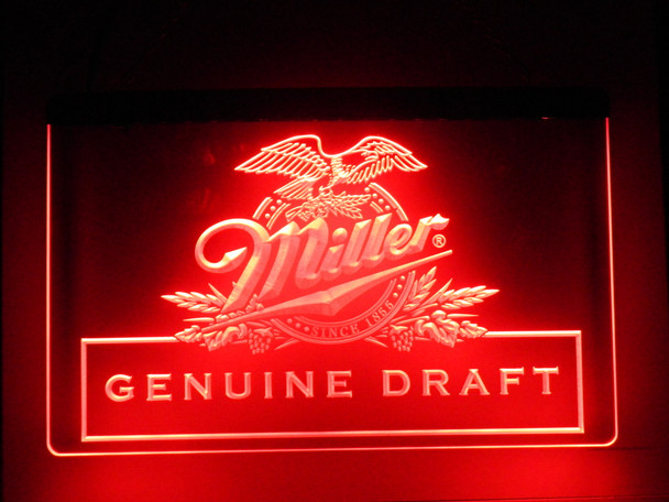 LED, Neon, Sign, light, lighted sign, custom, mgd, miller, beer