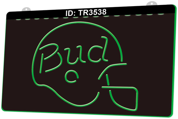 LED, Neon, Sign, light, lighted sign, custom, bud, budweiser, football LED, Neon, Sign, light, lighted sign, custom, bud, budweiser, football