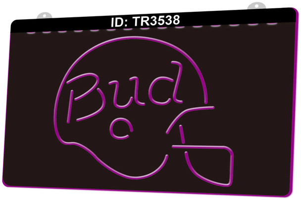 LED, Neon, Sign, light, lighted sign, custom, bud, budweiser, football LED, Neon, Sign, light, lighted sign, custom, bud, budweiser, football