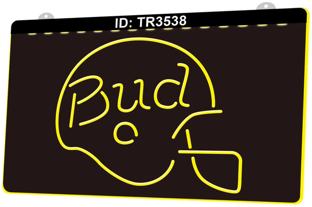 LED, Neon, Sign, light, lighted sign, custom, bud, budweiser, football LED, Neon, Sign, light, lighted sign, custom, bud, budweiser, football