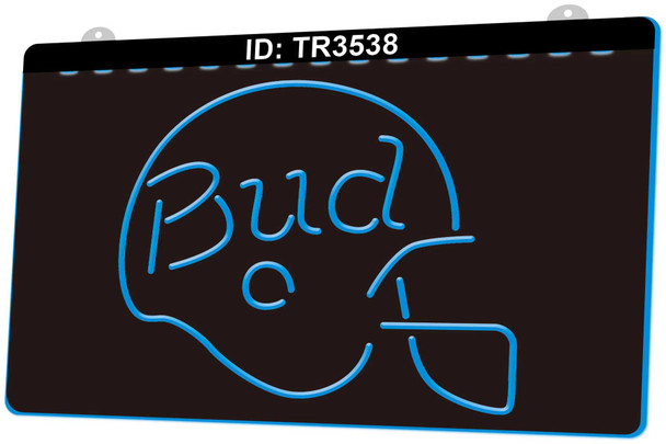 LED, Neon, Sign, light, lighted sign, custom, bud, budweiser, football LED, Neon, Sign, light, lighted sign, custom, bud, budweiser, football