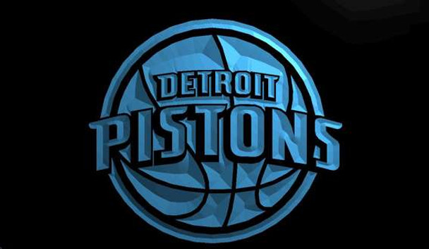 Detroit, Pistons, led, neon, sign