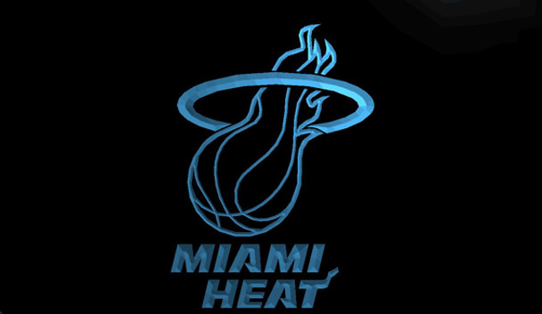 Miami Heat Acrylic LED Sign