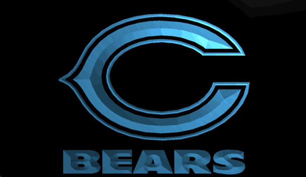 Chicago, Bears, LED, neon, sign