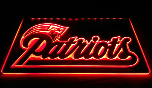 New England, Patriots, led, neon, light, lighted sign