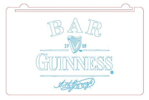 LED, Neon, Sign, light, lighted sign, custom, 
Guinness