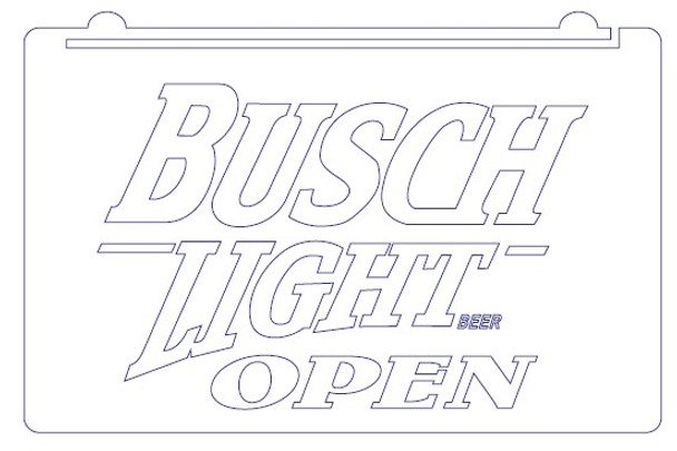 LED, Neon, Sign, light, lighted sign, custom, 
Busch Light Beer