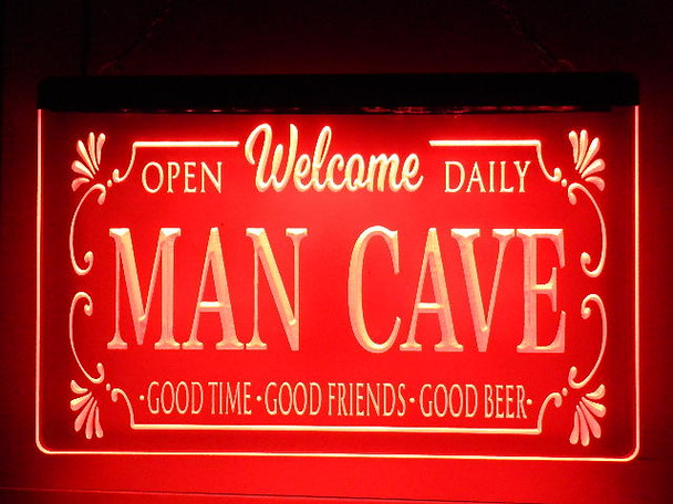 LED, Neon, Sign, light, lighted sign, custom, 
Welcome, Man Cave