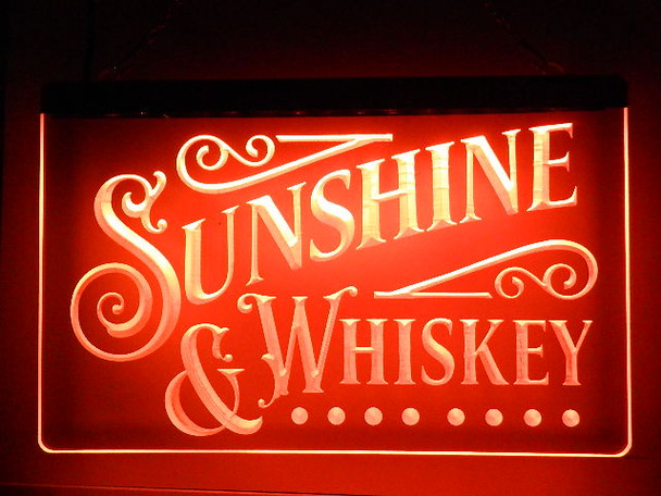 LED, Neon, Sign, light, lighted sign, custom, 
Sunshine,  Whisky