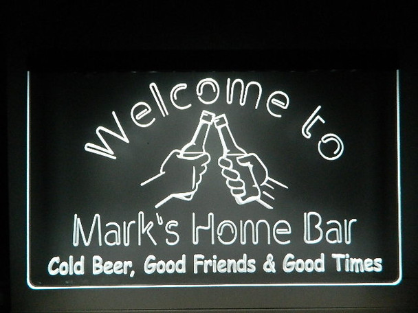 LED, Neon, Sign, light, lighted sign, custom, 
Welcome, Man Cave, home, bar, personalized