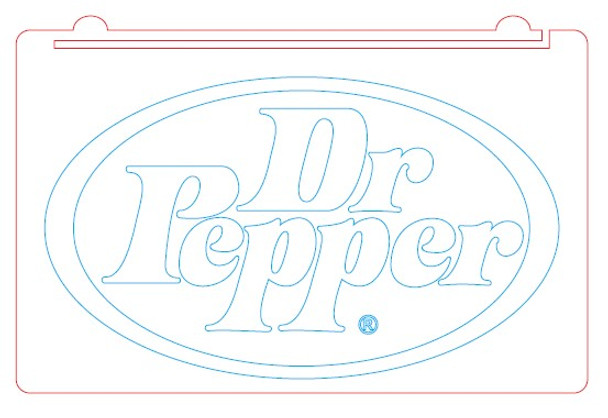 LED, Neon, Sign, light, lighted sign, custom, 
Dr. Pepper