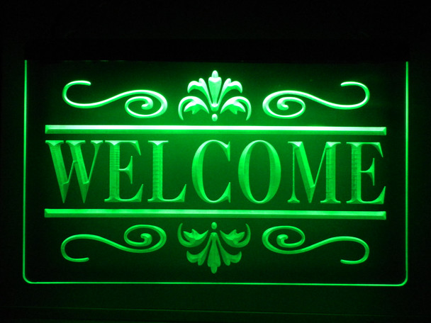 LED, Neon, Sign, light, lighted sign, custom, 
welcome