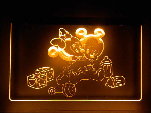 LED, Neon, Sign, light, lighted sign, custom, 
Mickie, Minnie, Mouse, disney