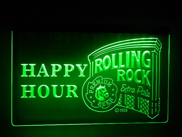 Rolling Rock, led, neon, sign