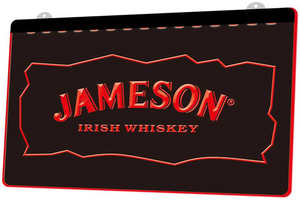 Jameson, Irish Whiskey, led, neon, sign