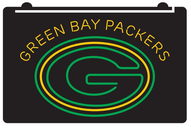 2 Color Custom Green Bay Packers LED Sign