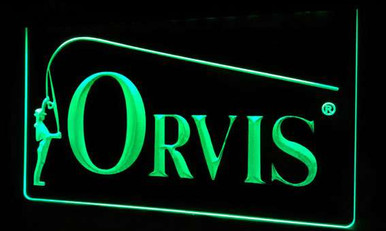 Orvis Fly Fishing Sign: Vibrant Acrylic LED Display