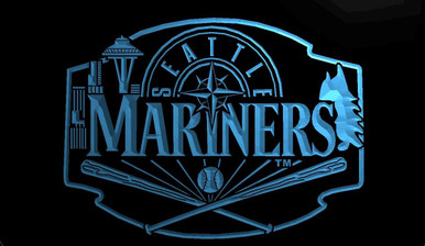 Seattle Mariners Led Sign Seattle Mariners Light: Acrylic LED Sign