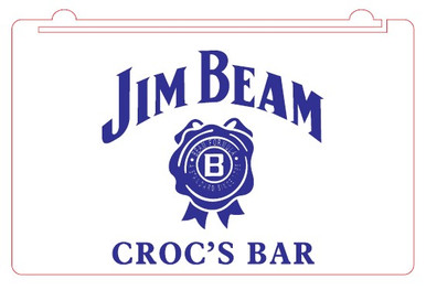 Personalized Jim Beam Sign – Custom Acrylic LED Display
