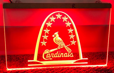 St. Louis Cardinals Acrylic LED Sign 2