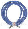 High Pressure Wire Braid Hose - Blue 12ft (w/Swivel) 