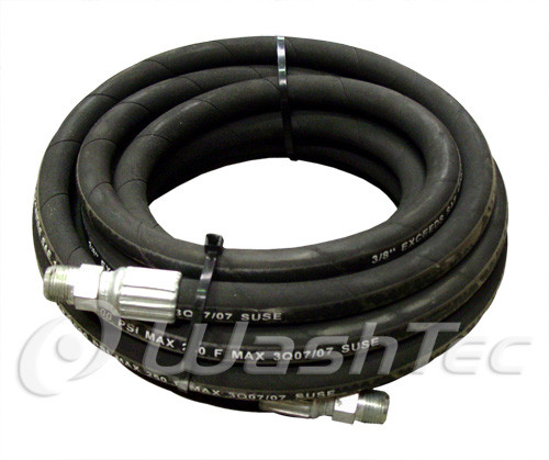 High Pressure Wire Braid Hose - Black (18ft)