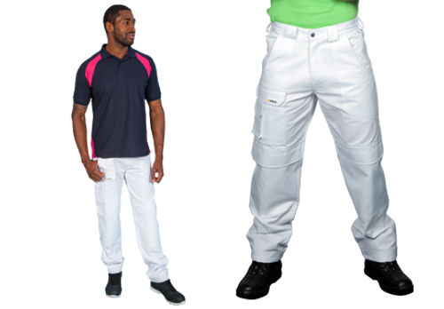 Shield Premier Decorator White Trousers