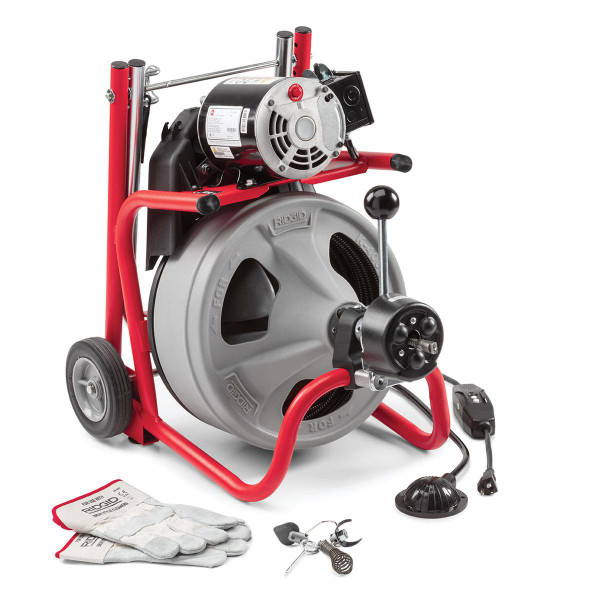 RIDGID 28103 K-400 AUTOFEED Drain Cleaning Drum Machine Kit