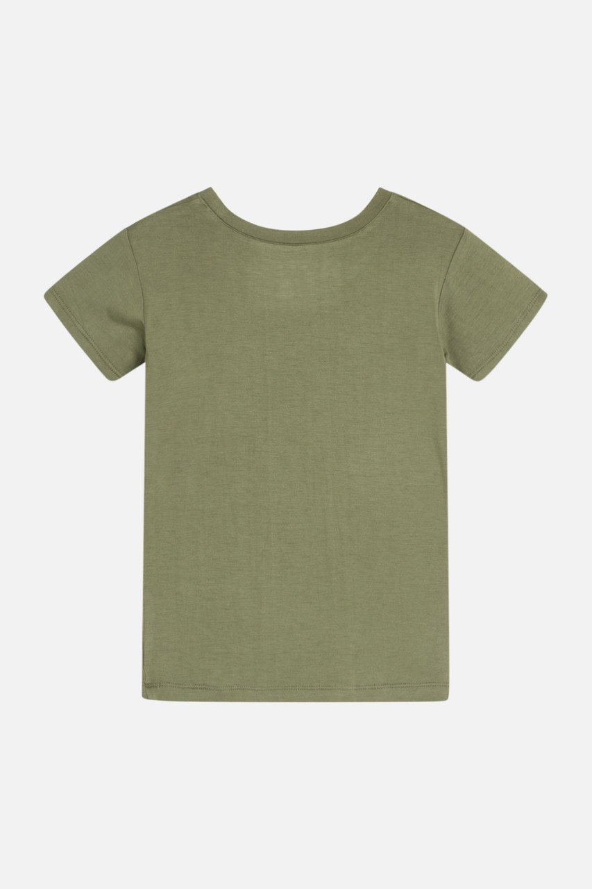 Hust&Claire - Bambusviskose T-Shirt Gutti Oliv - Kiezkinder
