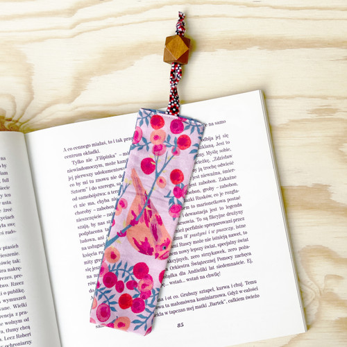 Kiezkinder - Lesezeichen Vögelchen Rosa