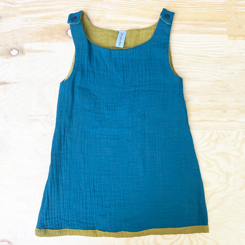 Kiezkinder - Hängerchen Organic Musslin Petrol