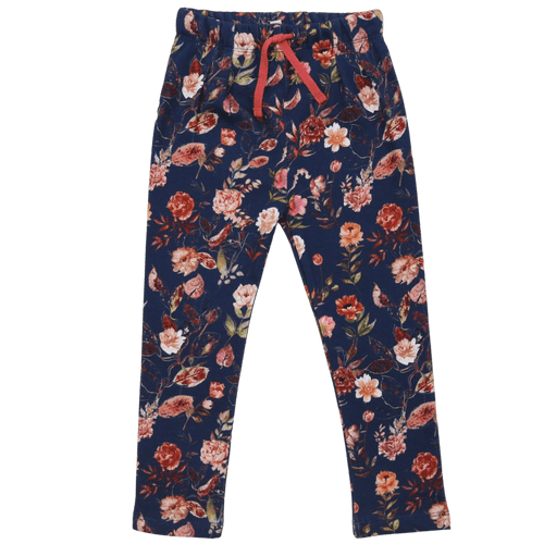 Enfant Terrible - Organic Sweathose Blumendruck Copper