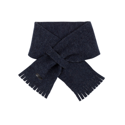 Pure Pure - Babyschal Wollfleece Merinowolle Marine