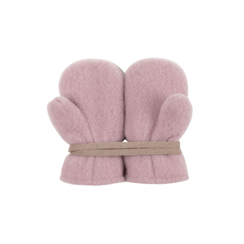 Pure Pure - Fäustlinge Wollfleece Merinowolle Mauve