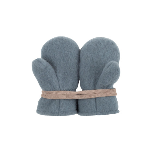 Pure Pure - Fäustlinge Wollfleece Merinowolle Stormy Blue