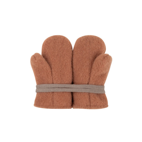 Pure Pure - Fäustlinge Wollfleece Merinowolle Mocha