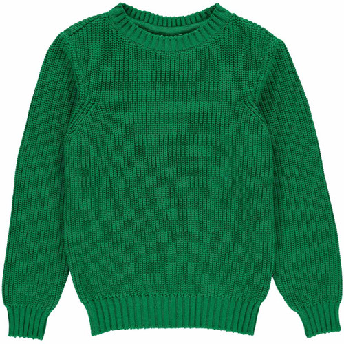 Fred´s World - Organic Knit Chunky Sweater Earth Green