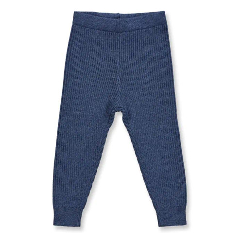 Sense Organics - Organic Leggings Baumwollstrick YUMA Dark Blue